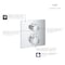 Grohe Allure Single Function 2-Handle Thermostatic Valve Trim 291772431 - alternate 2